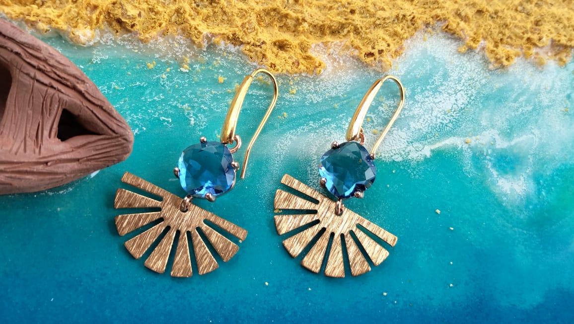 Blue stone wheel drops