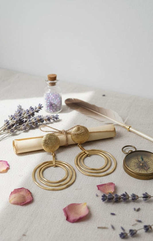 Glitz and Gold Earrings