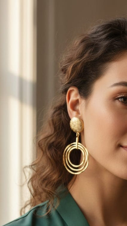 Glitz and Gold Earrings