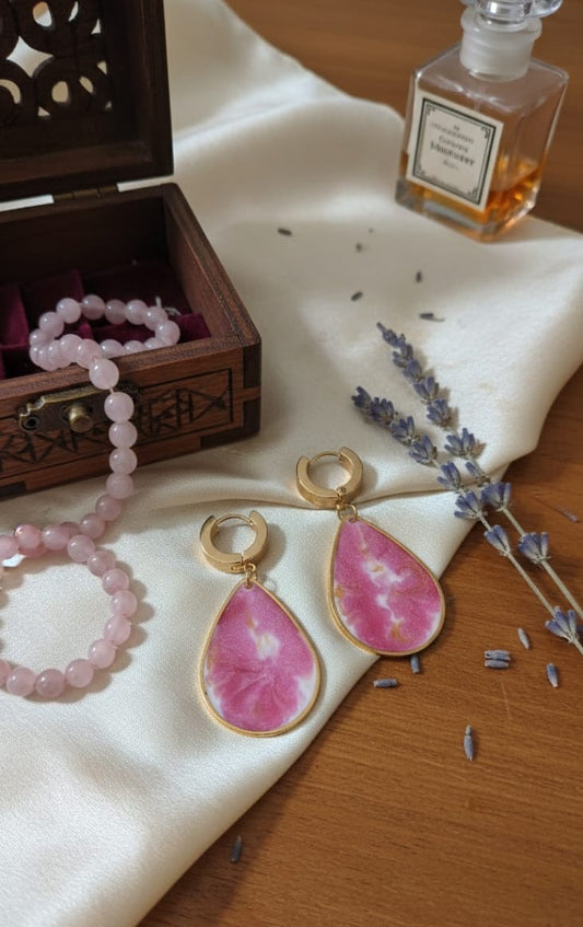 Nebula Pink Hoops