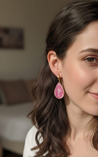 Nebula Pink Hoops