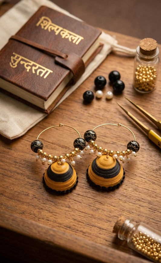 Honeybee Jhumkas