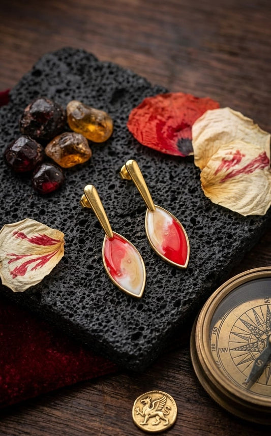 Lava Petal Danglers