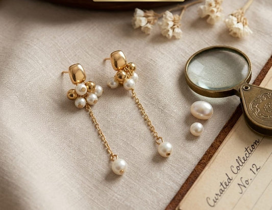 Fluid Pearl Chain Drops
