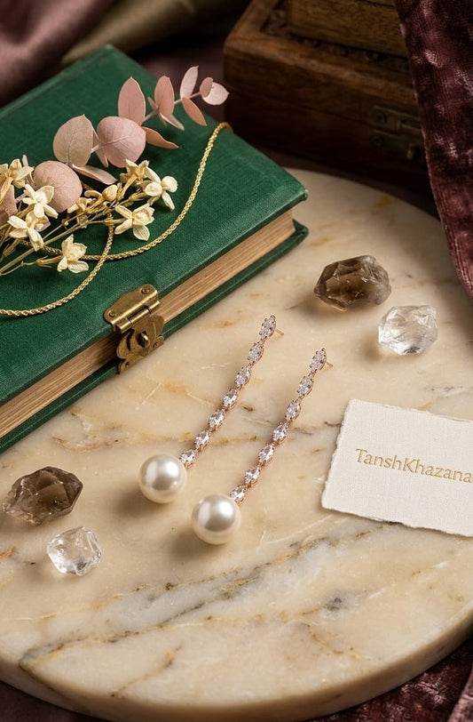 Luxe Linear Stone Drops