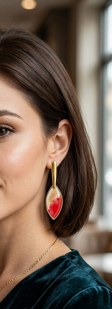 Lava Petal Danglers