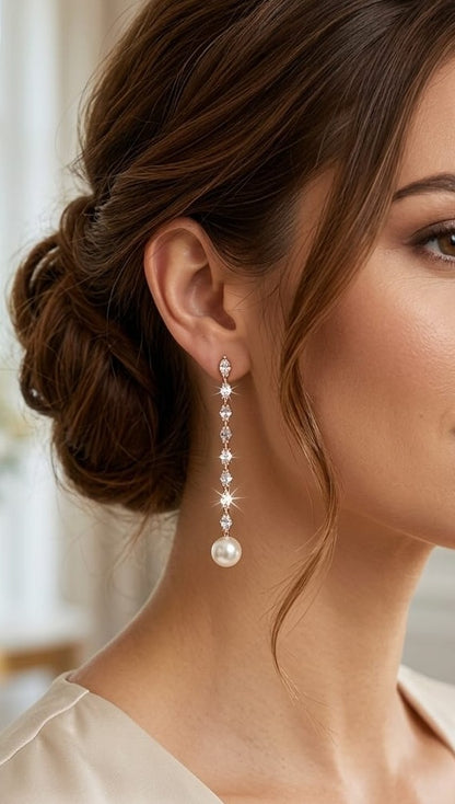 Luxe Linear Stone Drops